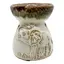 Vas aromaterapie din ceramica cu model Elefant - alb
