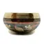 Bol tibetan cantator Nepal cu perna colorata - Dragoni si Floare de lotus, 11,5cm