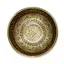 Bol tibetan cantator Nepal cu perna colorata - Nodul Mistic, 11,5cm