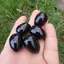 Ou din Obsidian negru, mic - 23mm